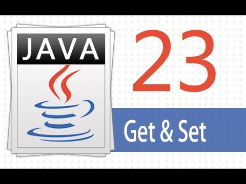 Öğretici Java - 23 - Almak Ve Ayarla.