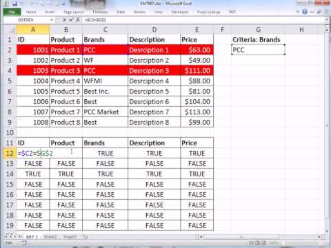 Sihir Numarası 897 Koşullu Biçimi Satır Marka Alan Belirli Marka (Kısmi Metin) İçeriyorsa, Excel