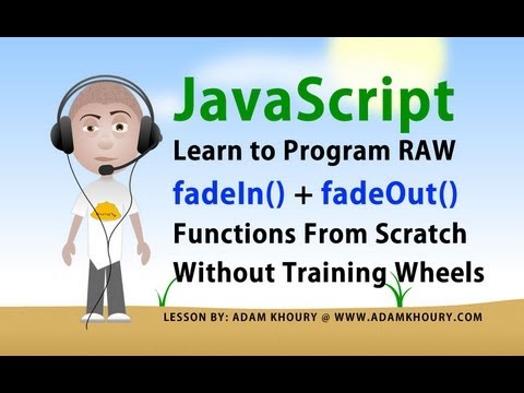Javascript Özel Fade Animasyon İşlevleri Öğretici Programlama