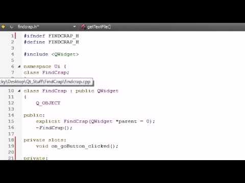 Findcrap Program Kodlama C++ Guı İle Qt Eğitimi - 11-