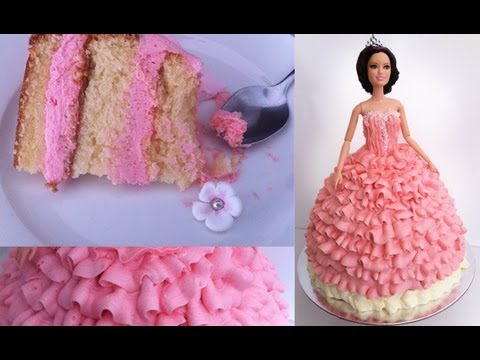 Doğum Günü Pastası / Prenses O Ann Reardon Pişirmek Nasıl Öğretici Doll