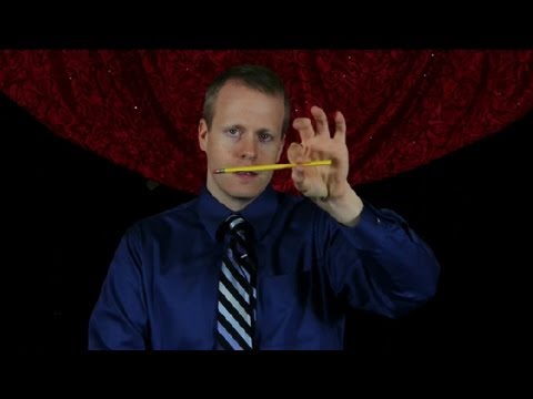 Nasıl Kauçuk Kalem Sihirli Bir Numara Yapmak : Sihir 101