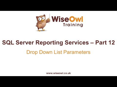 Reporting Services (Ssrs) Bölüm 12 - Damla Aşağı Liste Parametreleri