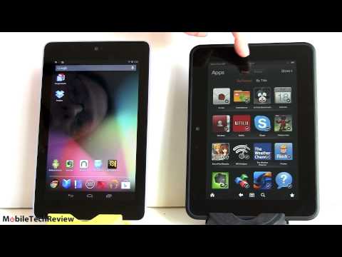 Yangın Hd 7" Vs Google Nexus 7 Karşılaştırma Smackdown Kindle
