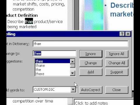 Microsoft Office Powerpoint 2000 Kullanarak Sözlük