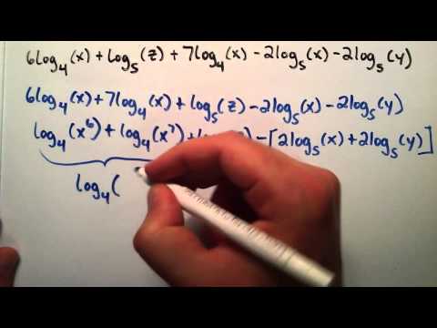 Logaritmik Bir İfadeyi Sadeleştirmek Nasıl: Logaritma, Ders 12