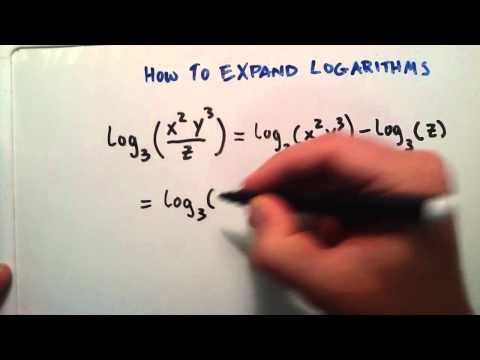 Nasıl Bir Logaritmasını Genişletmek İçin: Logaritma, Ders 10