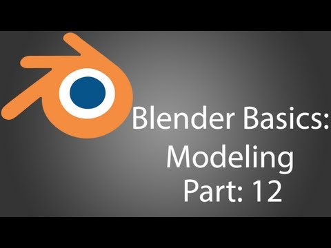 Blender Temelleri-Modelleme Tabanca Bölüm 12