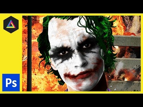 Joker Photoshop Eğitimi: Aracı Smudge, Karıştırma Modları Ve Daha Fazla Araç, Çözgü