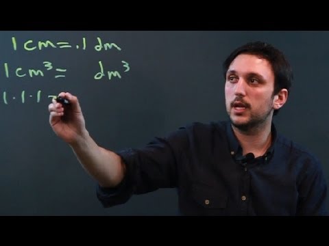 Kaç Küp Decimeters Bir Küp Santimetre Mi? : Metrik Sistem