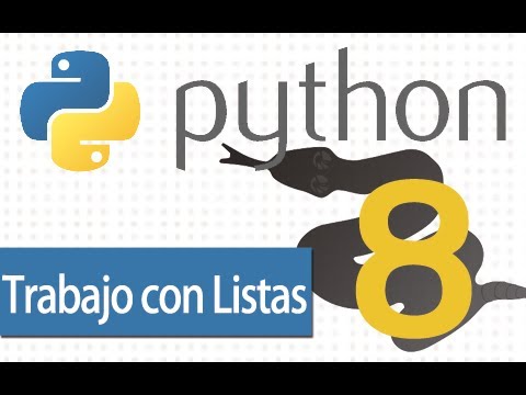 Öğretici Python - 8 - Trabajo Con Listas.