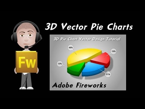 3B Vektör Pasta Grafik Tasarım Eğitimi İçin Adobe Fireworks