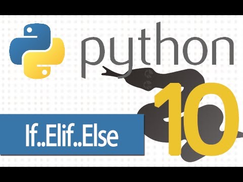 Öğretici Python - 10 - Eğer... Elif... Başka.