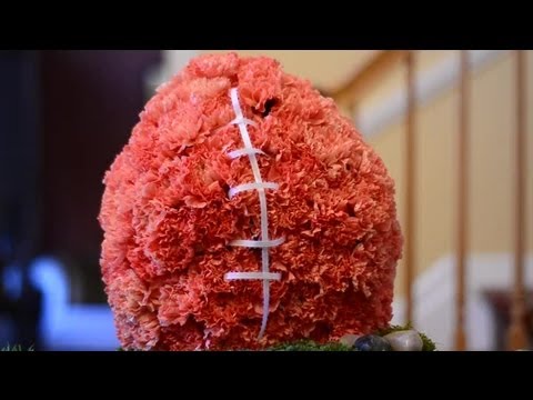 Nasıl Bir Futbol Çiçekler Dışarı Yapmak: Etkinlikler İçin Dekorasyon