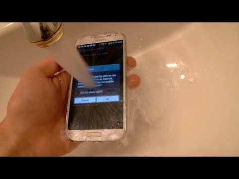 Samsung Galaxy S4 Su Hasar Test