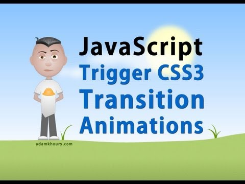 Denetim Animasyonları Javascript Eğitimi - Tetikleyici Css3 Geçişler