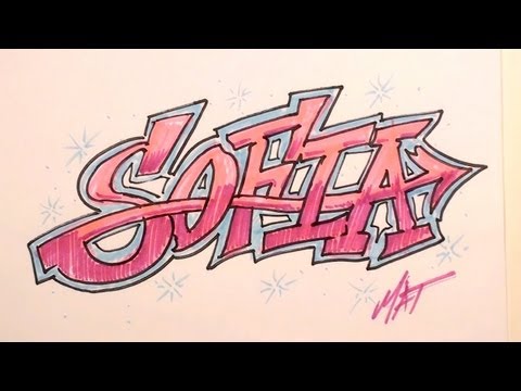 Sofia Name Tasarım - #6 50 İsim Promosyon Yazma Grafiti