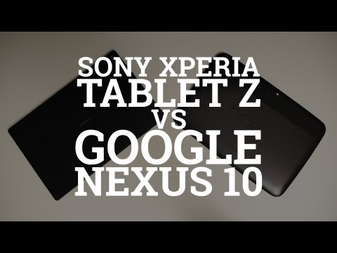 Sony Xperia Tablet Z Vs Google Nexus 10