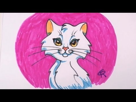 Nasıl Bir Kedi - Güzel Kitty Çizim - Cc Beraberlik İçin