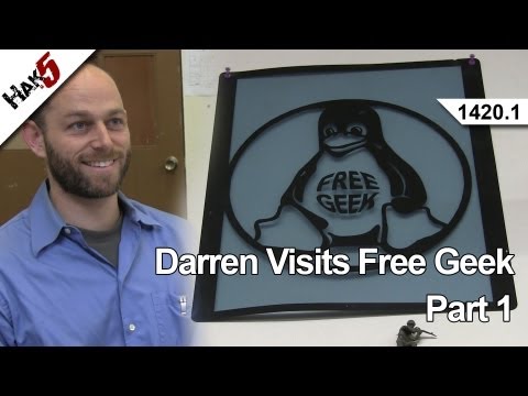 Darren Ziyaret Portland Bölüm 1, Hak5 Ücretsiz Geek 1420.1