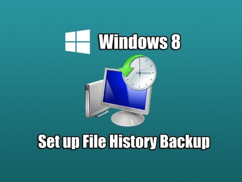 Dosya Geçmiş Yedekleme Windows 8 Ayarlayın