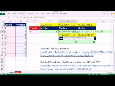 Excel Büyü Hüner 1035: 1 Koşulu İle Orta Toplamak Ve Yüzdelik İle Hesaplama. Inc İşlevi
