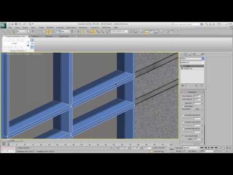 3Ds Max Eğitimi, Mimari Metal - Bölüm 3 - Perde Duvarlar Modelleme