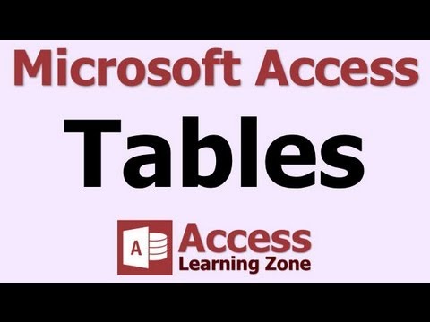 Microsoft Access Bir Tabloda Nedir?