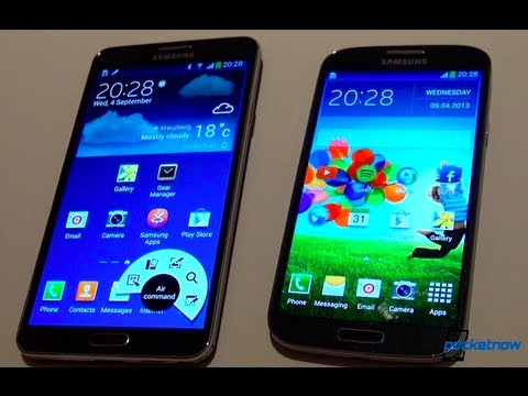 Galaxy Not 3 Vs Galaxy S 4 (Ifa 2013 Uygulamalı)