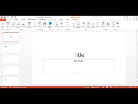 Microsoft Powerpoint 2013 (Kelime S, Anahat Kaydet Video)