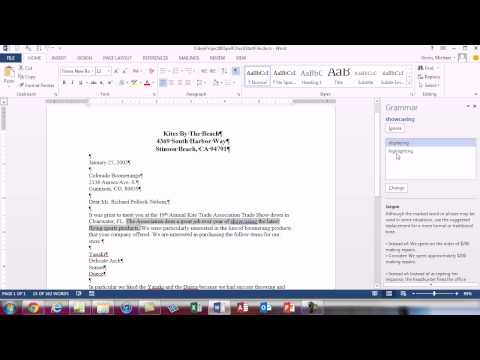Office 2013 Sınıf #06: Büyü Onay Görev Bölmesinde Word 2013 Ve Otomatik Steno Oluşturmak Düzeltme