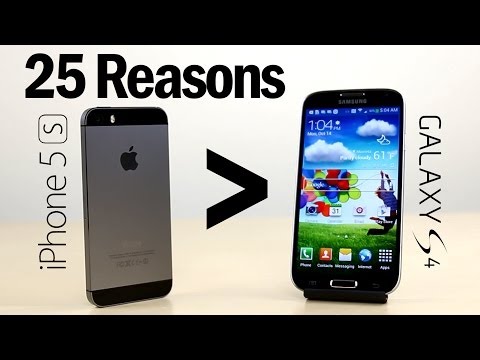 25 Neden Neden İphone 5'ler Olduğunu Daha İyi Daha Galaxy S4