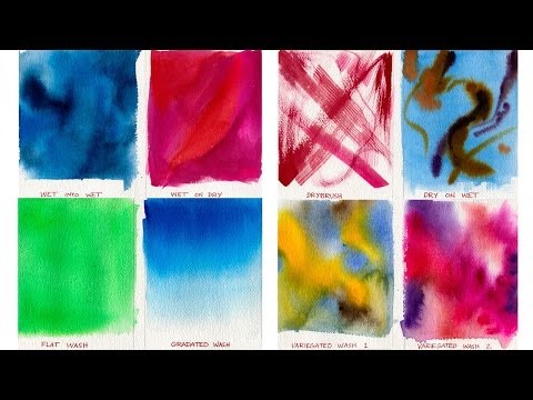 Suluboya Resim Dersleri - Yıkama Teknikleri