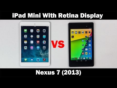 İpad Mini İle Retina Ekran Vs. Nexus 7 (2013) - Tam Ayrıntılı Karşılaştırma