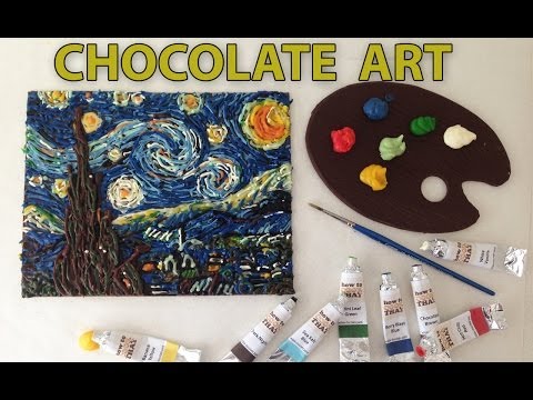 Van Gogh Yıldızlı Gece Hız Boyama Nasıl Kime Yemek That Ann Reardon Çikolata Boya