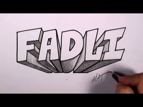 Fadli Adını Yazmayı Grafiti #49 50 İsim Tanıtım Tasarım