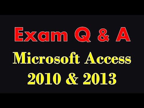 Sınav Hazırlık Microsoft Access 2010/2013