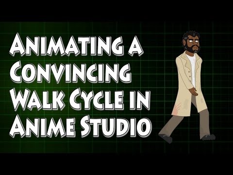 Anime Studio İnandırıcı Bir Yürüyüş Döngüsü Hareketlendirme