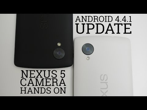 Android 4.4.1 Güncelleştirmek - Nexus 5 Kamera Eller