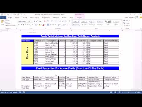Office 2013 Sınıf 47: Erişim 2013: Veritabanı Oluşturmak, Almak Excel, Tablo, Form, İlişkileri Oluşturma