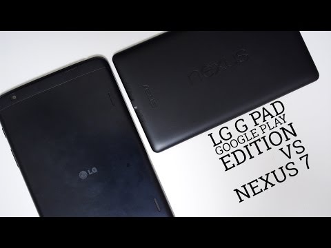 Lg G Pad Google Sürümü Oyun Vs Nexus 7