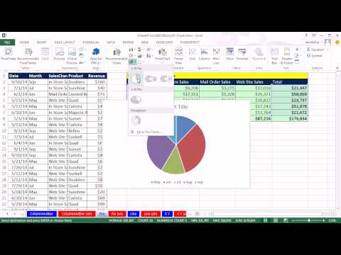 Highline Excel 2013 Sınıf Video 41: Excel 2013 İçin Grafik Temelleri İnceleme
