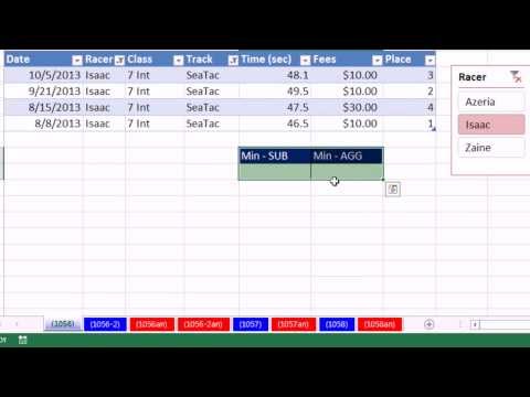 Excel Sihir Numarası 1056: 2013 Parçaların Formüller Excel