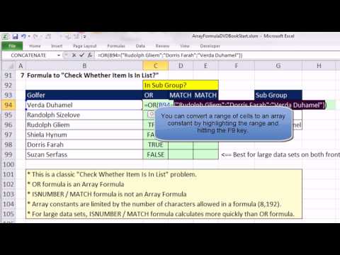 Ctrl + Üst Karakter + Enter: Excel Dizi Formülleri #06: Top 3 Formula Düşeyara, Daha Fazla Dizi Sabitleri