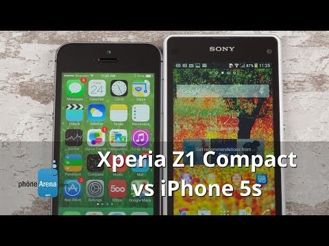 Sony Xperia Z1 Kompakt Vs Apple İphone 5'ler