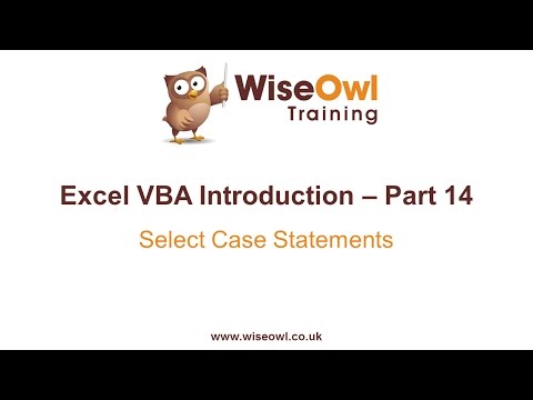 Excel Vba Giriş Bölüm 14 - Select Case Deyimi