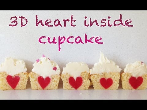 3D Kalp Cupcake İçinde O Ann Reardon Yemek Yapmayı