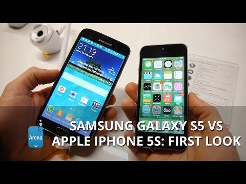 Samsung Galaxy S5 Vs Apple İphone 5'ler: İlk Bakış