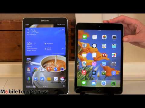 Samsung Galaxy Tab Pro 8.4 Vs Apple İpad Küçük İle Retina Ekran Karşılaştırma Smackdown
