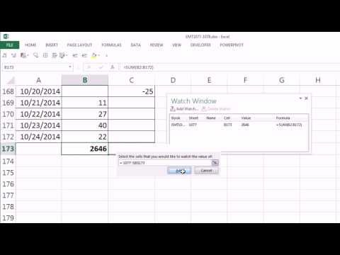 Excel Sihir Numarası 1077: Excel Hücresine Yüzer? Gözcü Penceresi Formülü Çalışma Kitabı Herhangi Bir Yerinde Görmek İçin